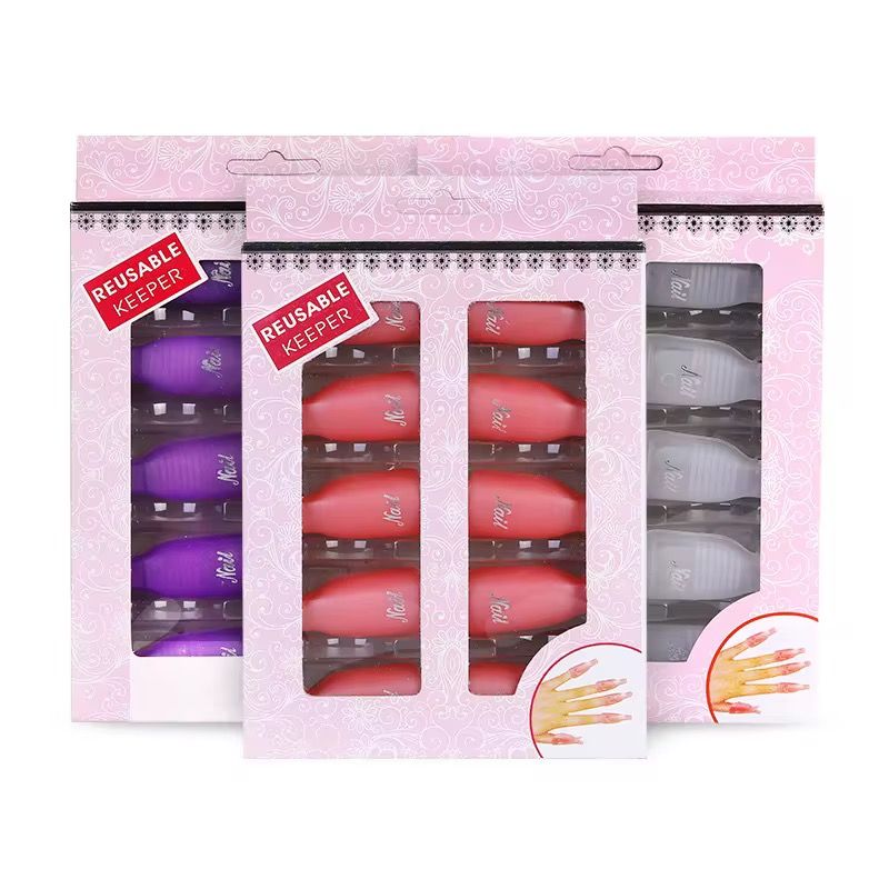 10PCS GEL NAIL POLISH REMOVER CLIPS SOAK OFF CAPS PEGS