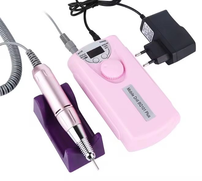 ORIGINAL BQ 101 POARTABLE RECHARGEABLE MANICURE NAIL DRILL 30000RPM E-FILE NAIL POLISHER