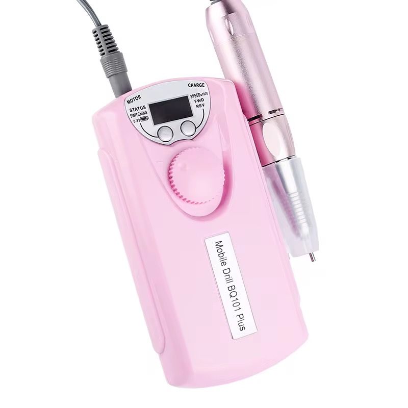 ORIGINAL BQ 101 POARTABLE RECHARGEABLE MANICURE NAIL DRILL 30000RPM E-FILE NAIL POLISHER