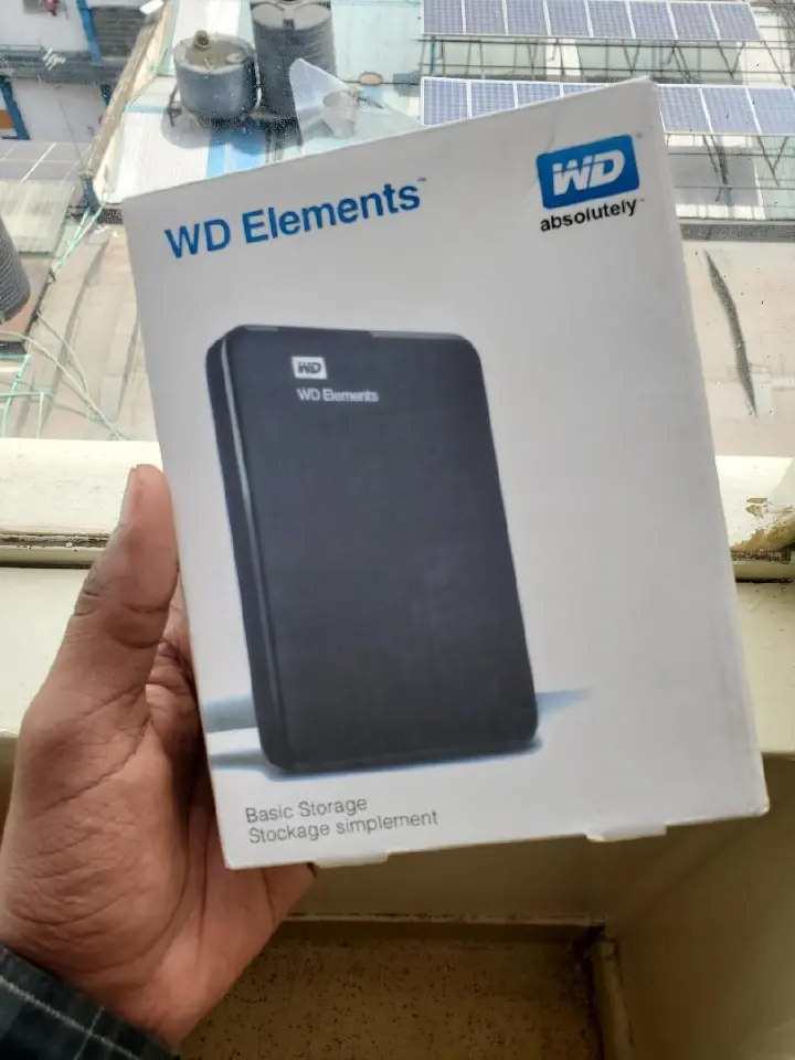 🔵⚫WD External Hard Disk – 320GB / 500GB / 1TB – Extra Fast Speed Portable HDD | USB Plug & Play. Includes Cable – Sleek Compact Design