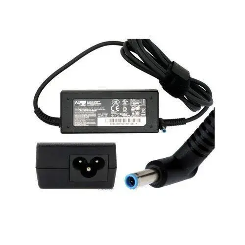 🔵HP Blue Pin Charger Kit – 19.5V 3.33A + Free USB Cable + Power Cable – Full Replacement Bundle for EliteBook, ProBook, Pavilion, Compaq Laptops