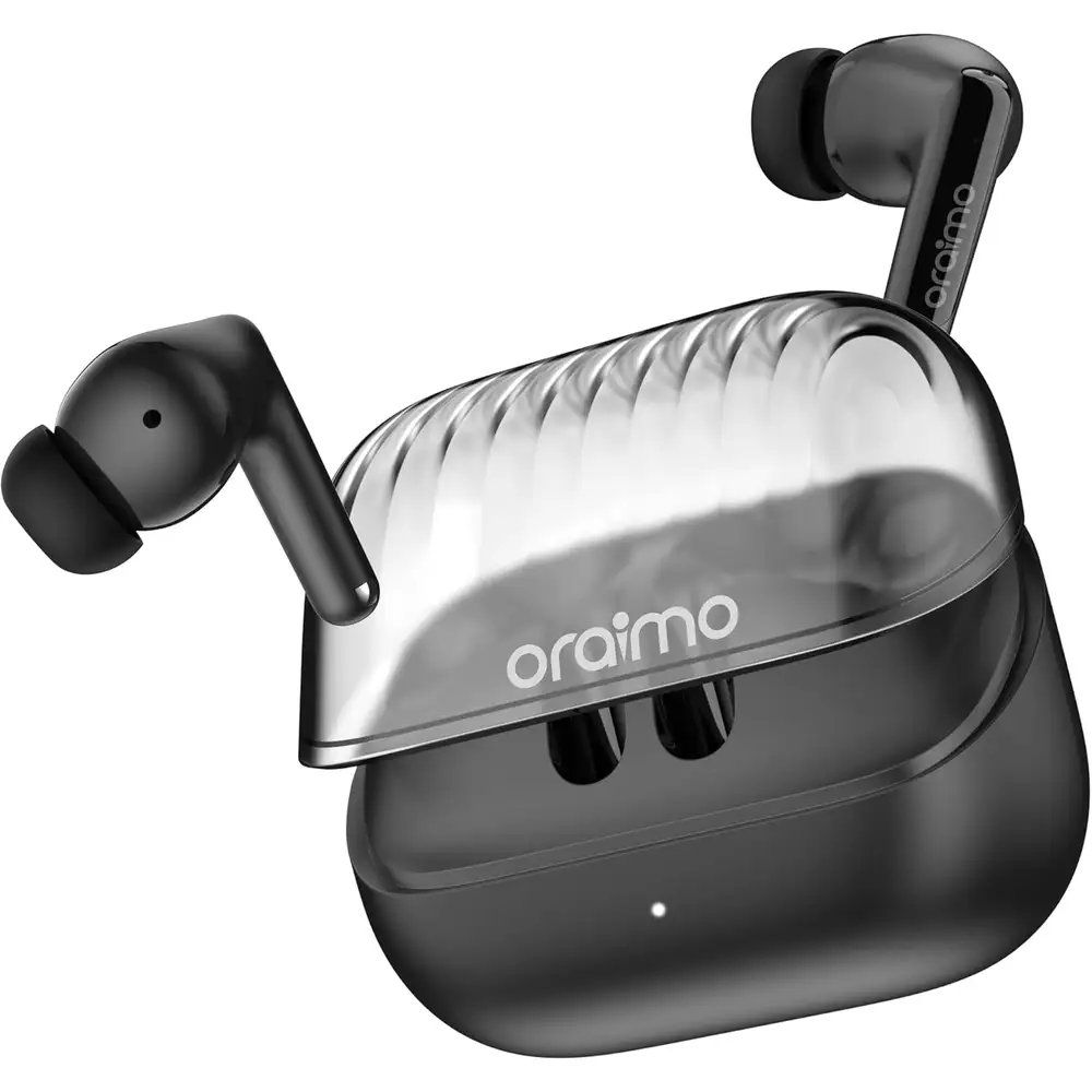 Oraimo SpaceBuds Neo True Wireless Bluetooth Earbuds – Deep Bass, Crystal Clear Calls, Long Battery Life, Touch Controls, Comfortable Fit, Type-C Fast Charging – Perfect for Music, Calls & Gaming