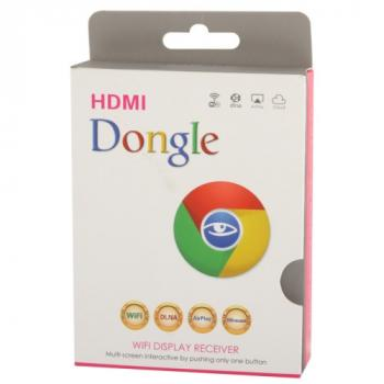 HDMI Anycast Wireless Display Dongle – WiFi Screen Mirroring Adapter for Android, iOS, Windows, Mac – Full HD 1080p Streaming, Plug & Play AirPlay/Miracast/ DLNA Dongle for TV & Projector