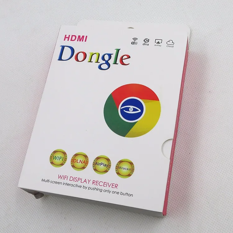 HDMI Anycast Wireless Display Dongle – WiFi Screen Mirroring Adapter for Android, iOS, Windows, Mac – Full HD 1080p Streaming, Plug & Play AirPlay/Miracast/ DLNA Dongle for TV & Projector