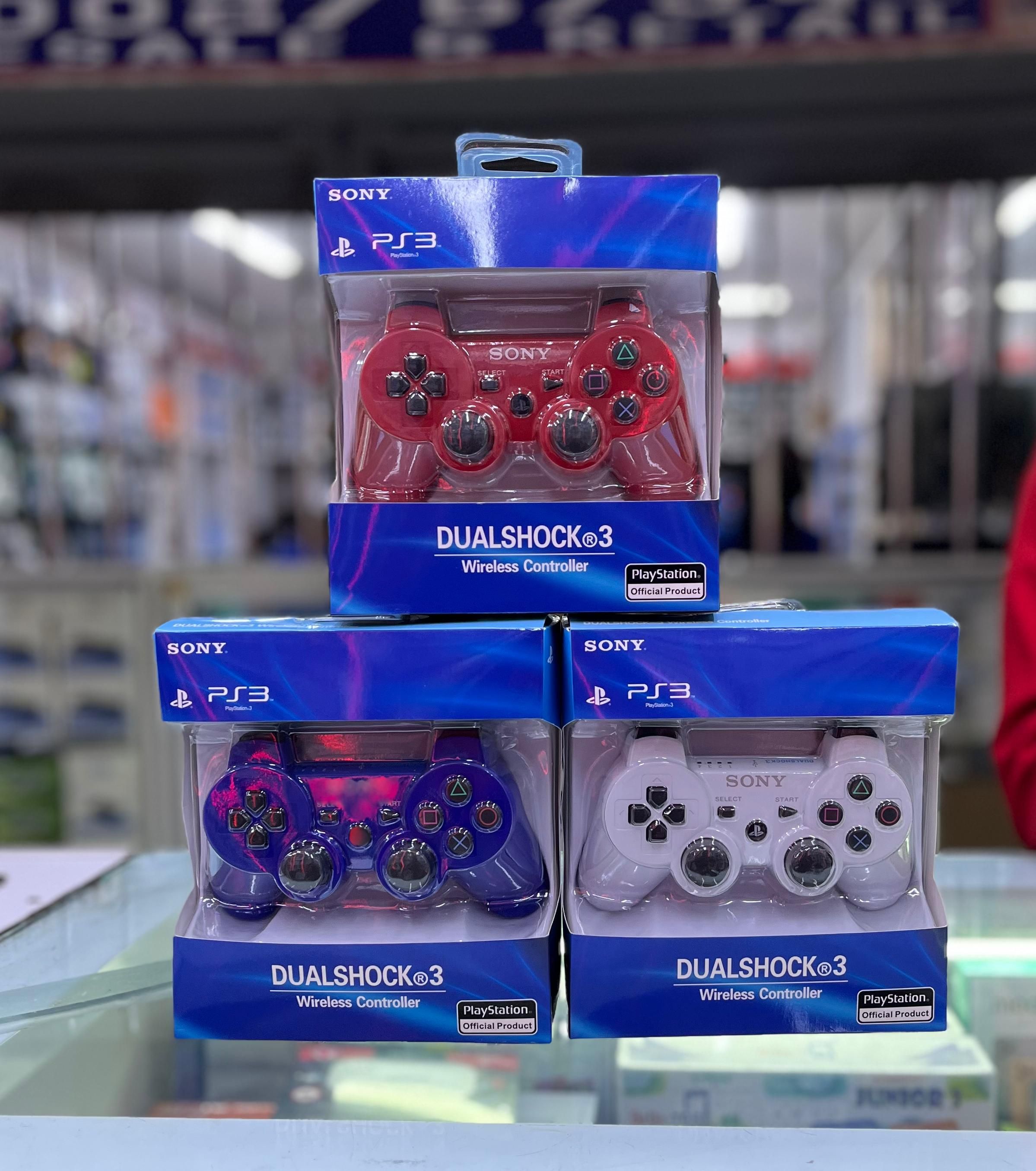 Wireless PS3 Controller – DualShock 3 Gamepad with Vibration, Bluetooth Connectivity, Ergonomic Design, Rechargeable Battery & Precise Analog Sticks – Compatible with PlayStation 3 Console