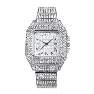 Men’s Iced Out Luxury Wrist Watch – Fully Blinged Stainless Steel Design with Diamond-Inspired Crystals, Adjustable Strap, Quartz Movement & Fashion Statement Timepiece for Casual or Party Wear
