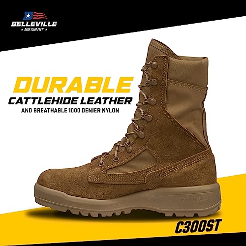 Bellevile Tactical Military Combat Outdoor Boots – Heavy Duty Army Style Footwear – Durable, Comfortable & Rugged for Hiking, Patrol, Security, Adventure – Sizes 40-45