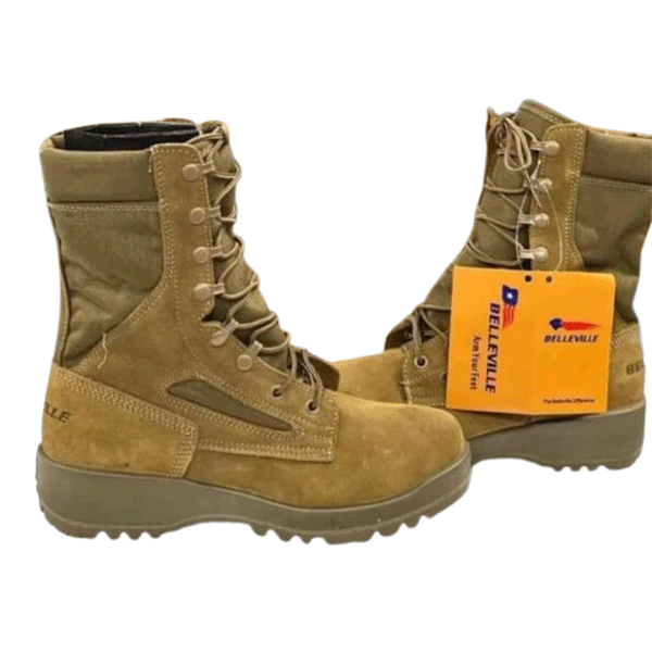 Bellevile Tactical Military Combat Outdoor Boots – Heavy Duty Army Style Footwear – Durable, Comfortable & Rugged for Hiking, Patrol, Security, Adventure – Sizes 40-45