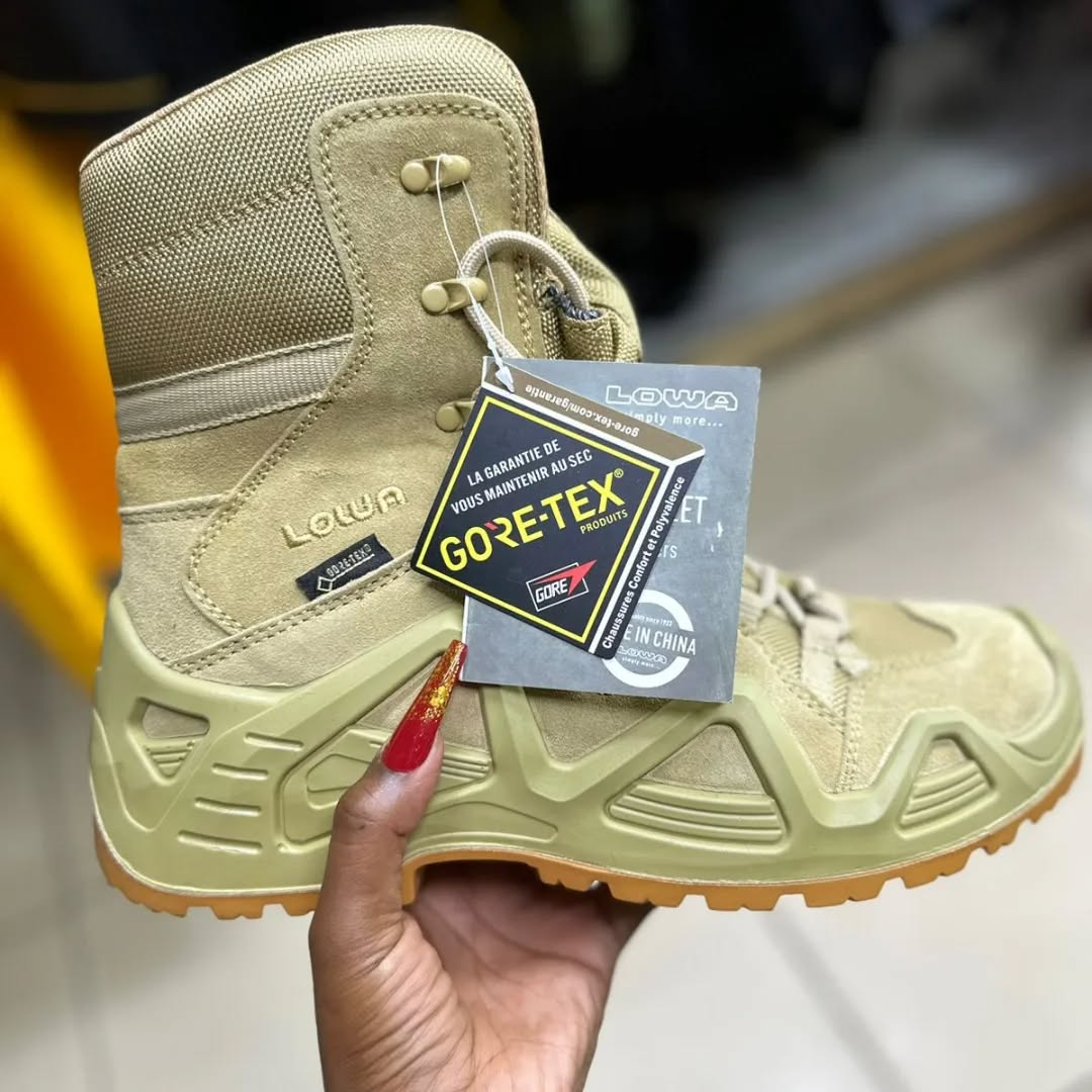 Lowa Tactical Military Combat Outdoor Boots – Heavy Duty Army Style Footwear – Durable, Comfortable & Rugged for Hiking, Patrol, Security, Adventure – Sizes 40-45