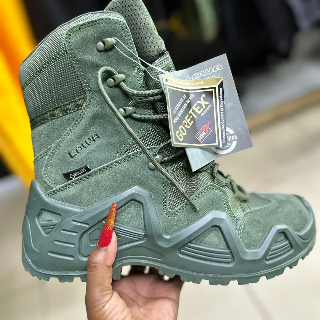 Lowa Tactical Military Combat Outdoor Boots – Heavy Duty Army Style Footwear – Durable, Comfortable & Rugged for Hiking, Patrol, Security, Adventure – Sizes 40-45