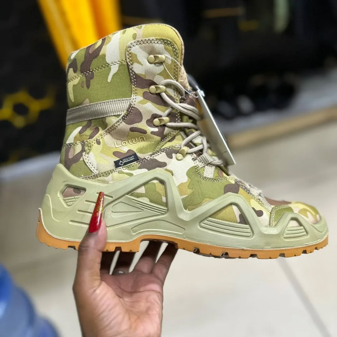 Lowa Tactical Military Combat Outdoor Boots – Heavy Duty Army Style Footwear – Durable, Comfortable & Rugged for Hiking, Patrol, Security, Adventure – Sizes 40-45