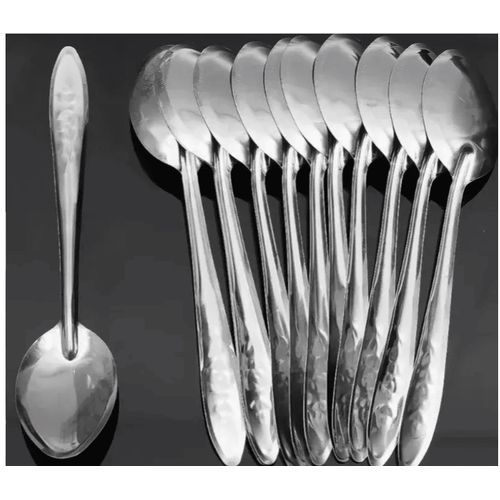 High Quality!!! 12-Piece Stainless Steel Spoon Set / Marble Handle Cutlery.  Combo Set | Elegant Stainless Steel Dining Utensil– Durable & Elegant Cutlery. Perfect for family use or guest hosting