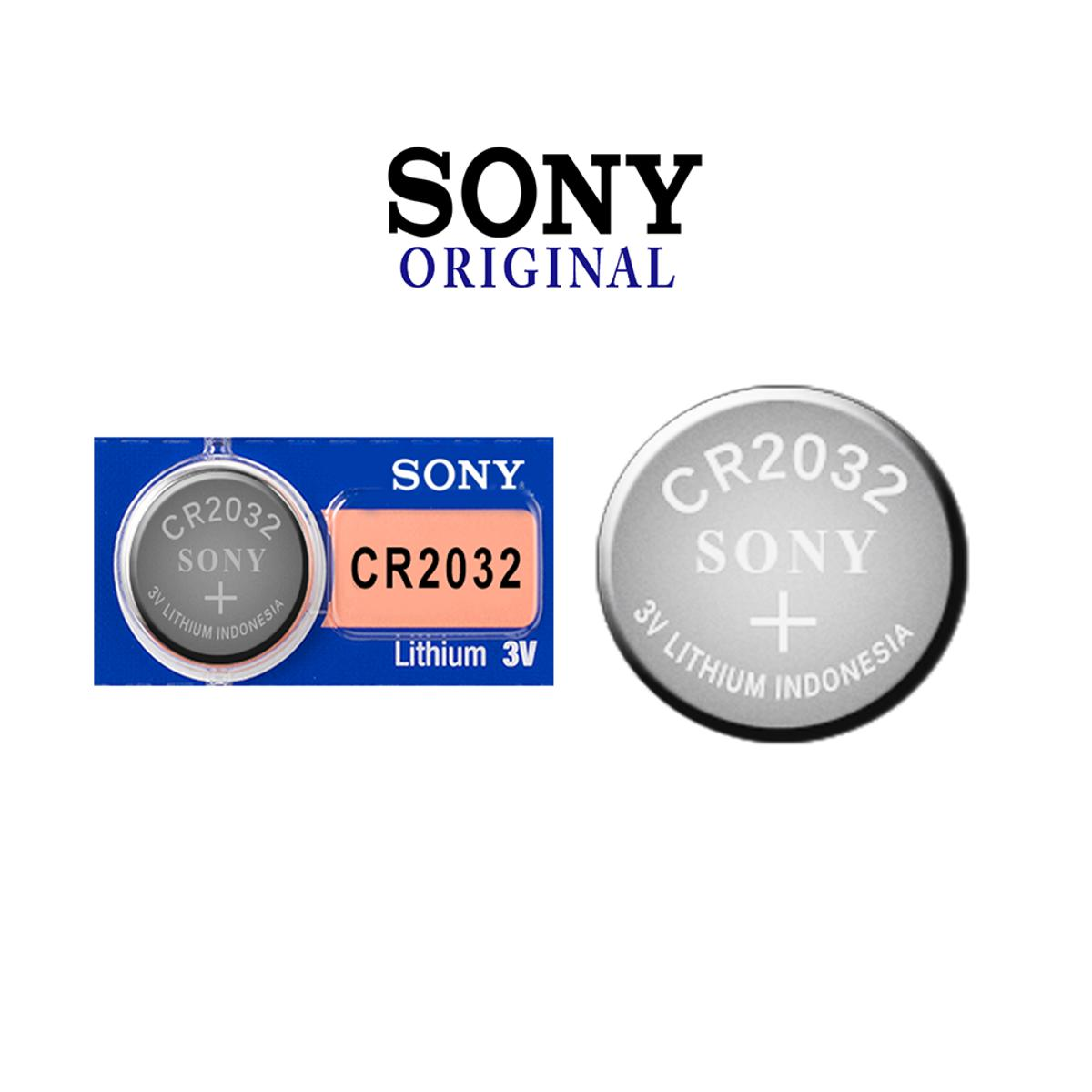 🔋ORIGINAL!! SONY CR2032 3V 65mAh Lithium Button Battery – CMOS BIOS RTC Backup Battery – Coin Cell for Motherboards, Watches, Toys, Calculators