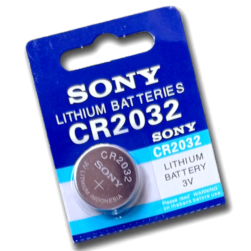 🔋ORIGINAL!! SONY CR2032 3V 65mAh Lithium Button Battery – CMOS BIOS RTC Backup Battery – Coin Cell for Motherboards, Watches, Toys, Calculators