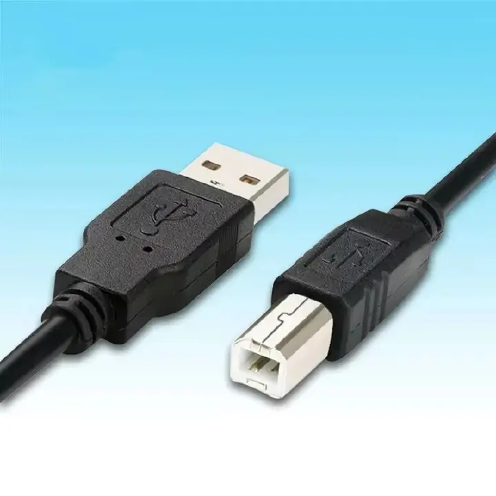 Blue/Black 1.5M USB Print Cable USB 2.0 USB High Speed 2.0 A To B Male Printer Cord Wire Cable Line