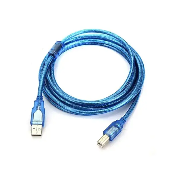 Blue/Black 1.5M USB Print Cable USB 2.0 USB High Speed 2.0 A To B Male Printer Cord Wire Cable Line