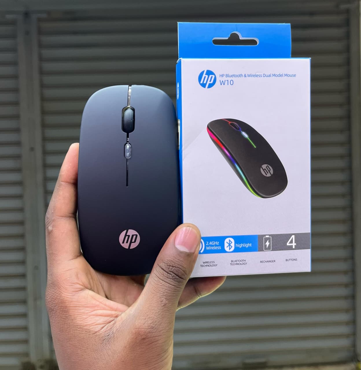 HP Rechargeable Wireless Mouse – Slim, Silent & Portable Design – Ergonomic USB Optical Mouse with Long Battery Life – Perfect for Laptops, Desktops, Smart Devices – Durable & Lightweight