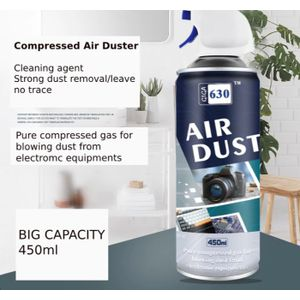 Air Duster Can – Compressed Air Cleaner for Dust Removal – Safely Cleans Keyboards, Laptops, Cameras, Consoles, Office Equipment & Electronics – Portable & Easy to Use – Anti-Dust Cleaning Spray
