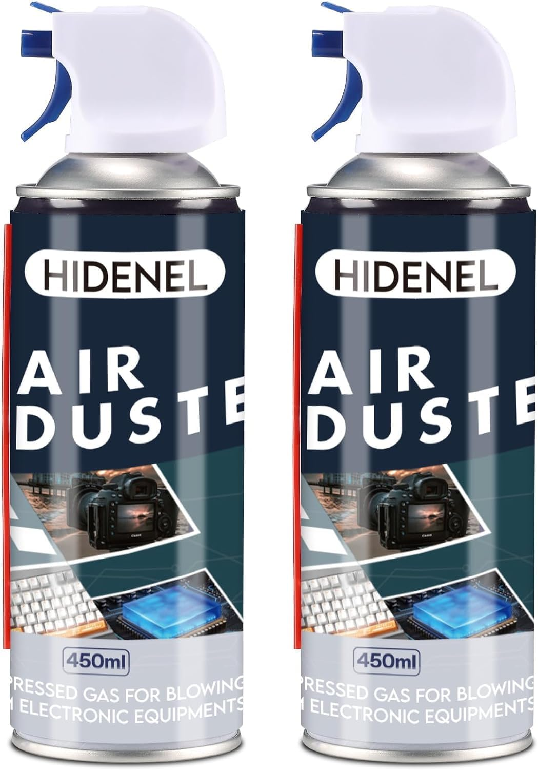 Air Duster Can – Compressed Air Cleaner for Dust Removal – Safely Cleans Keyboards, Laptops, Cameras, Consoles, Office Equipment & Electronics – Portable & Easy to Use – Anti-Dust Cleaning Spray