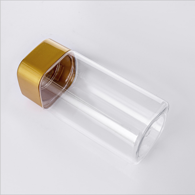 Golden Theme Spice Containers – Elegant Tabletop Seasoning Dispensers – Stylish & Durable Design for Salt, Pepper, and Spices – Modern Kitchen & Dining Accessories – Easy to Refill and Use – 2 Pieces