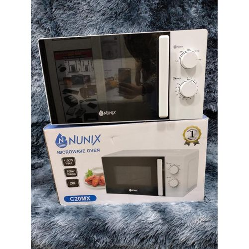 Nunix 20L Microwave Oven – Model C20MX1 – Compact & Efficient Kitchen Appliance – Fast Heating, Defrost & Cooking Functions – Durable Build with Easy Controls – Fully Restocked
