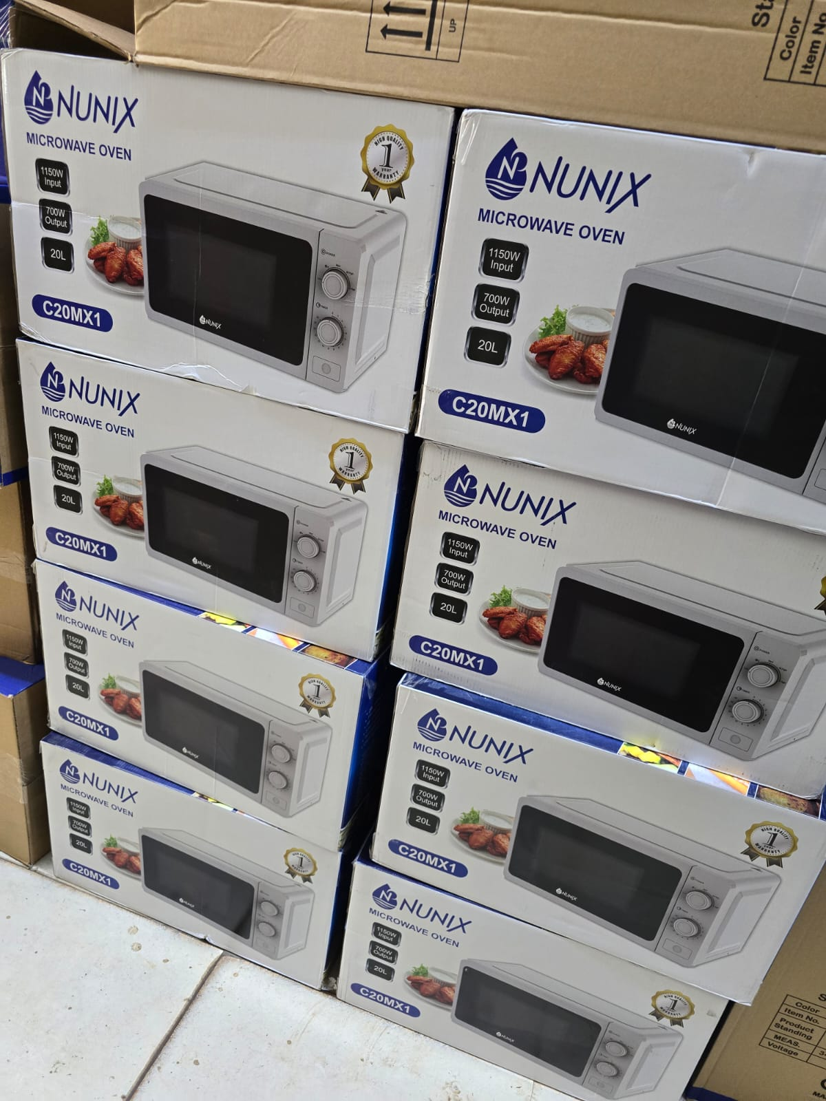 Nunix 20L Microwave Oven – Model C20MX1 – Compact & Efficient Kitchen Appliance – Fast Heating, Defrost & Cooking Functions – Durable Build with Easy Controls – Fully Restocked