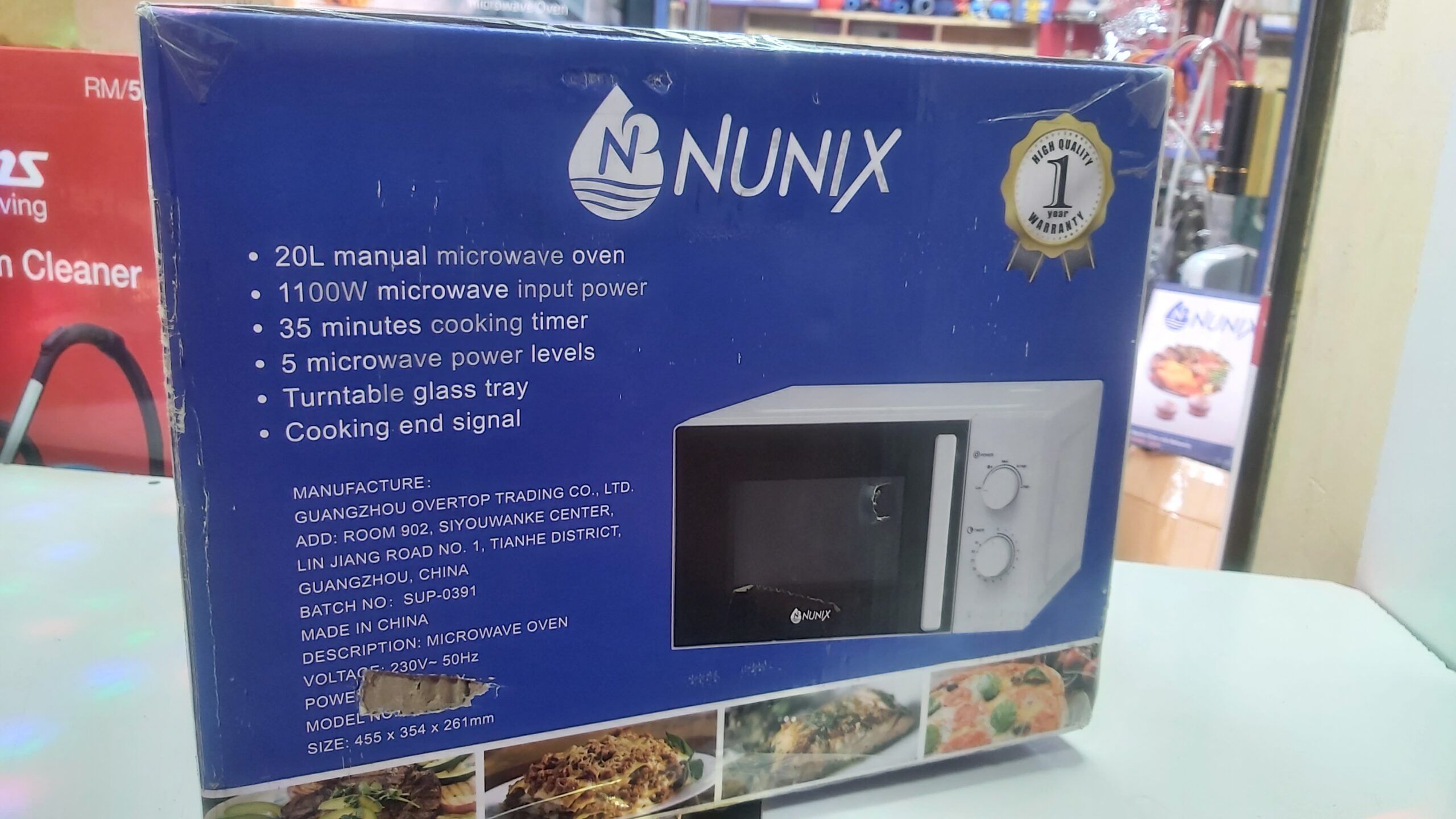 Nunix 20L Microwave Oven – Model C20MX1 – Compact & Efficient Kitchen Appliance – Fast Heating, Defrost & Cooking Functions – Durable Build with Easy Controls – Fully Restocked
