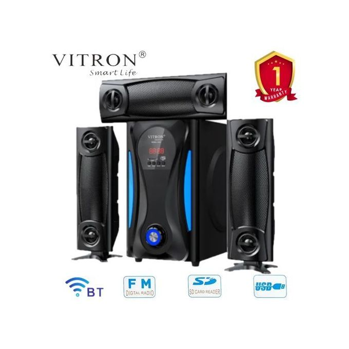 Vitron V643 Subwoofer System – Powerful Home Theatre Woofer with Bluetooth, FM Radio, USB & SD Support – Deep Bass, Clear Sound & Remote Control – Perfect for Music, Movies & Gaming – 6777/-