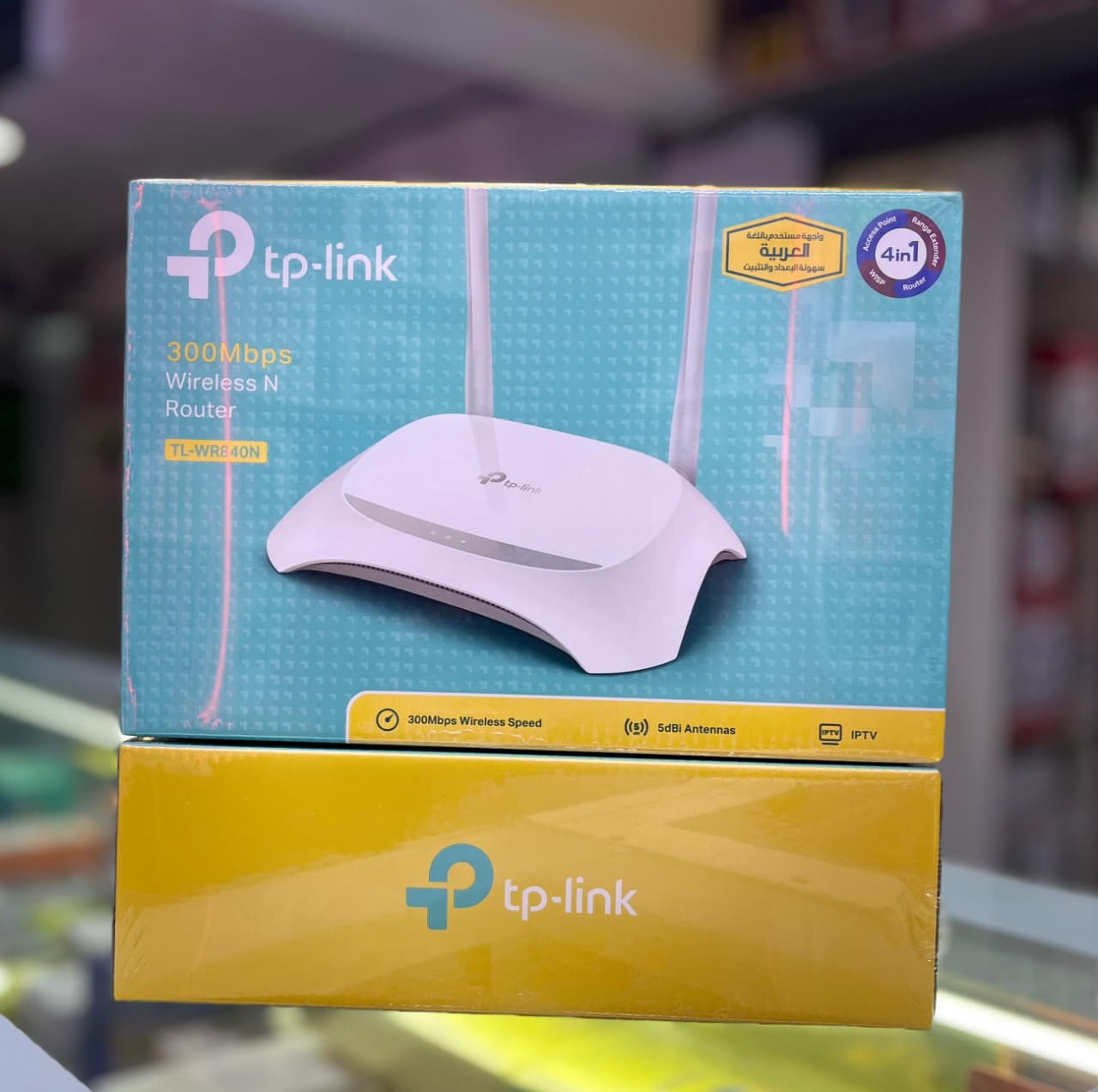 TP-Link TL-WR840N Wi-Fi Router – 300Mbps Wireless N Speed | 2.4GHz Band | 4 LAN Ports | Ideal for Home, Office & Small Business Internet Sharing