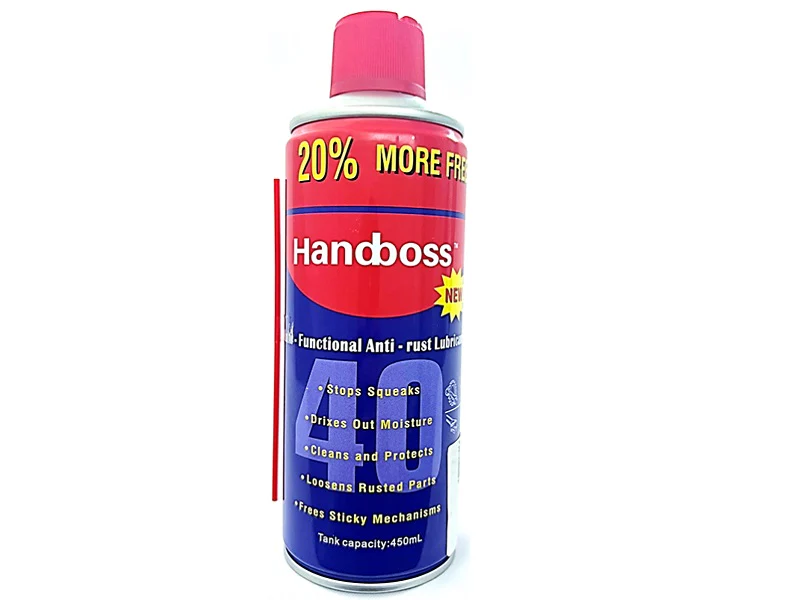 Handboss WD-40 Multipurpose Lubricant Spray – Cleans, Protects, Lubricates & Prevents Rust | 450ml | Ideal for Home, Automotive & Industrial Use – Ksh 619