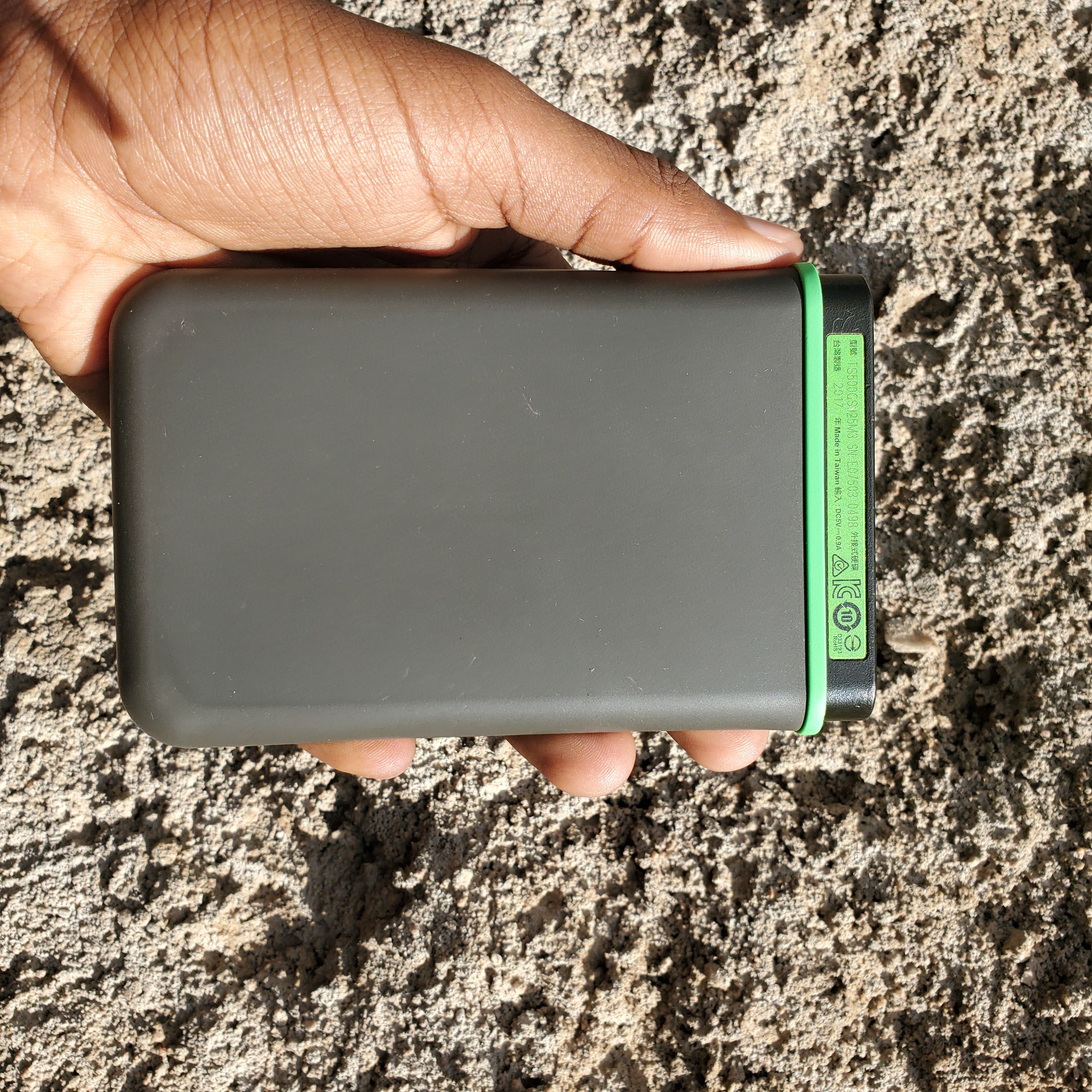 USED Transcend StoreJet 25M3 1TB / 2TB Portable External Hard Drive – USB 3.1 Gen 1, Military-Grade Shockproof Design, One-Touch Auto Backup, High-Speed Data Transfer for PC, Mac & Gaming Consoles