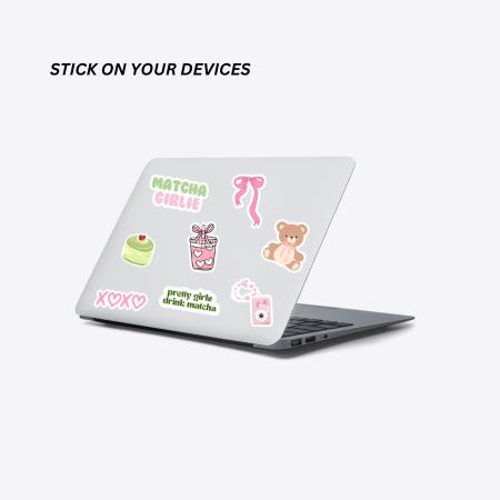 TRENDY MATCHA  Aesthetic Sticker Sheet – 25 Cute Matcha-Themed Stickers for Events, Matcha business,  Journals, Planners and Gifts