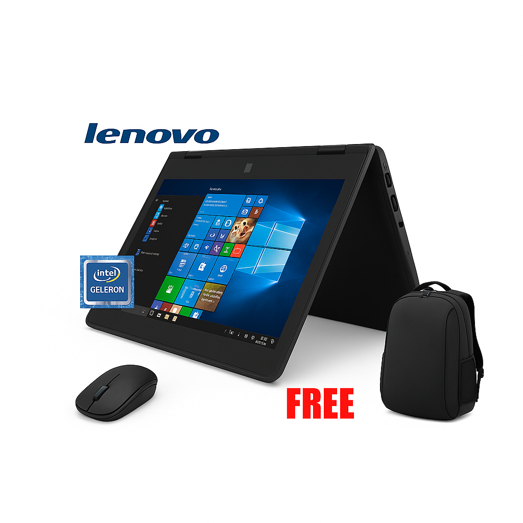 🔥 FREE Mouse | Lenovo ThinkPad Yoga 11E x360 | Convertible 2 in 1 | 4 GB RAM | 128 GB SSD | Touchscreen | 1080p FHD | 12' Display | Reliable Business & Studies Laptop.