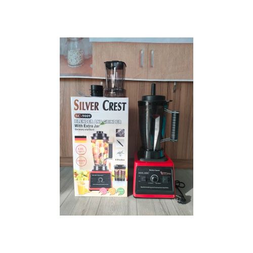 BRAND NEW SILVER CREST Commercial Blender 2L 2in1 Blender With Grinder Big Capacity Unbreakable Jug 6500Watts | Heavy Duty Blender 2L Powerful Blender.