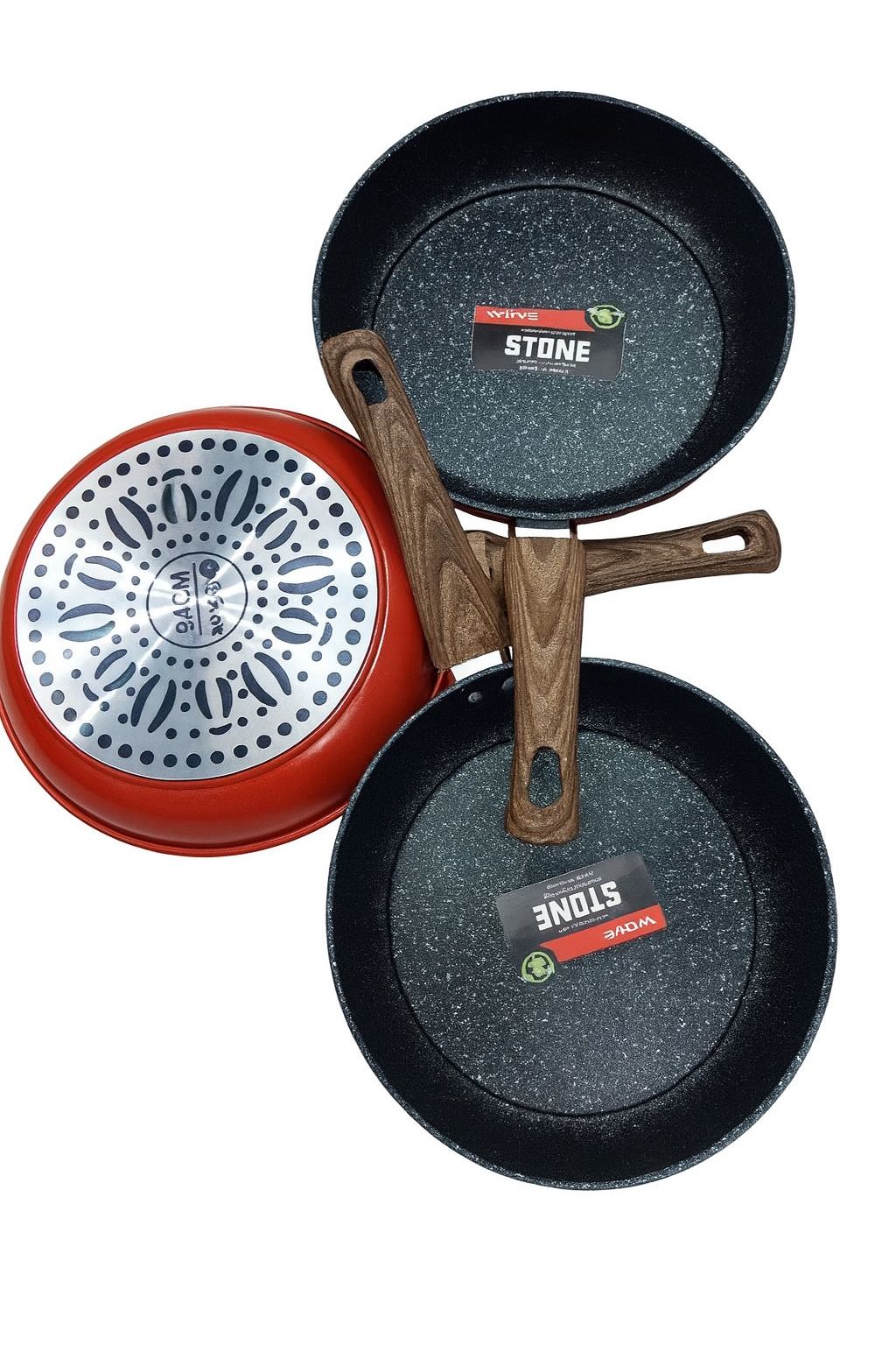 ✅Heavy Duty | Granite Frying Pans | Stone Roasting Pan | Quality Non-Stick Frying Pan.