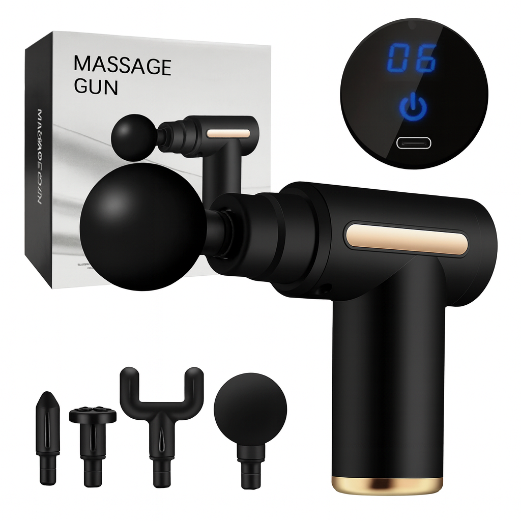 Premium Deep Tissue Massage Gun - Powerful, Quiet & Rechargeable Muscle Relaxation Therapy Tool  | Professional Muscle Recovery and Relaxation Tool.