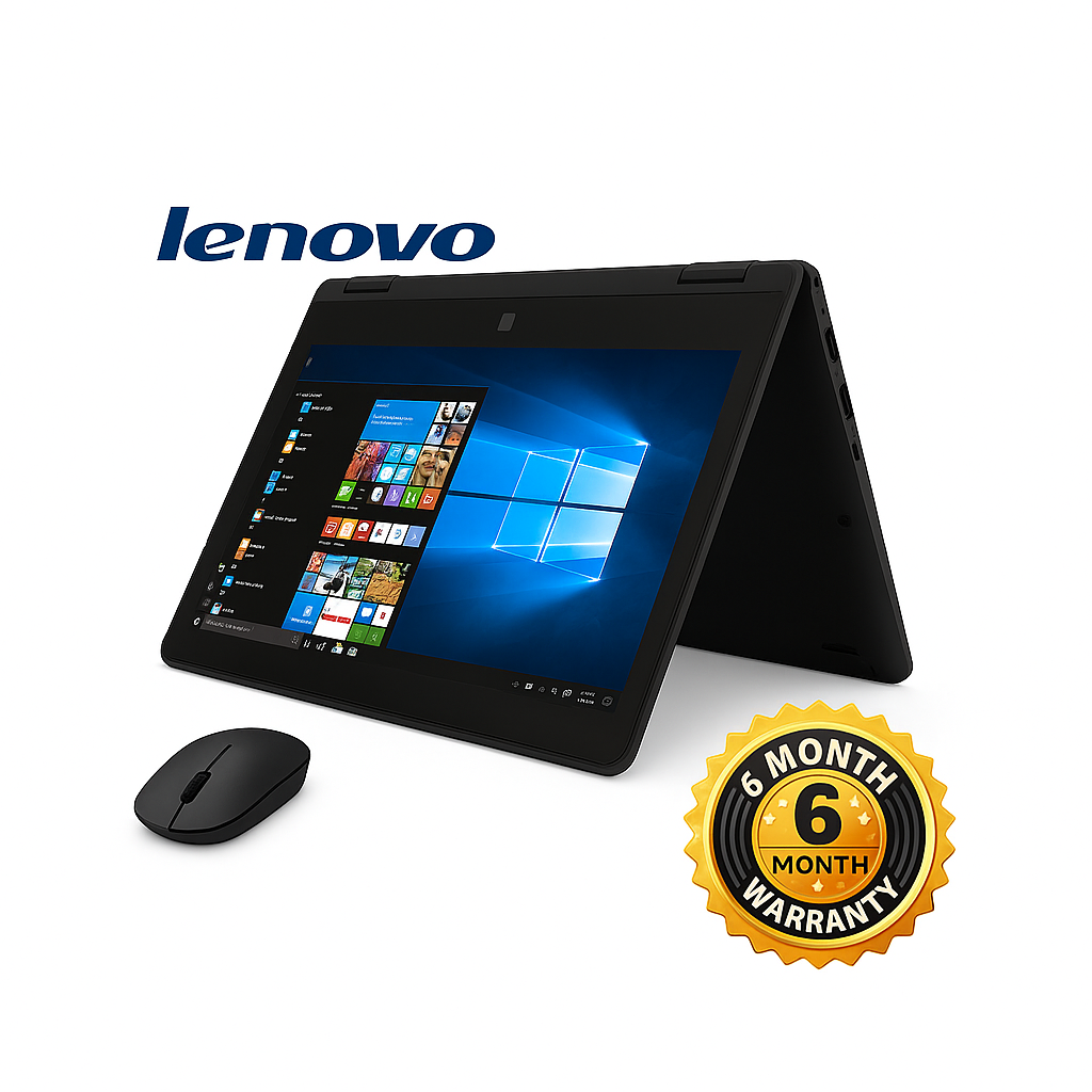 🔥 FREE Mouse | Lenovo ThinkPad Yoga 11E x360 | Convertible 2 in 1 | 4 GB RAM | 128 GB SSD | Touchscreen | 1080p FHD | 12' Display | Reliable Business & Studies Laptop.