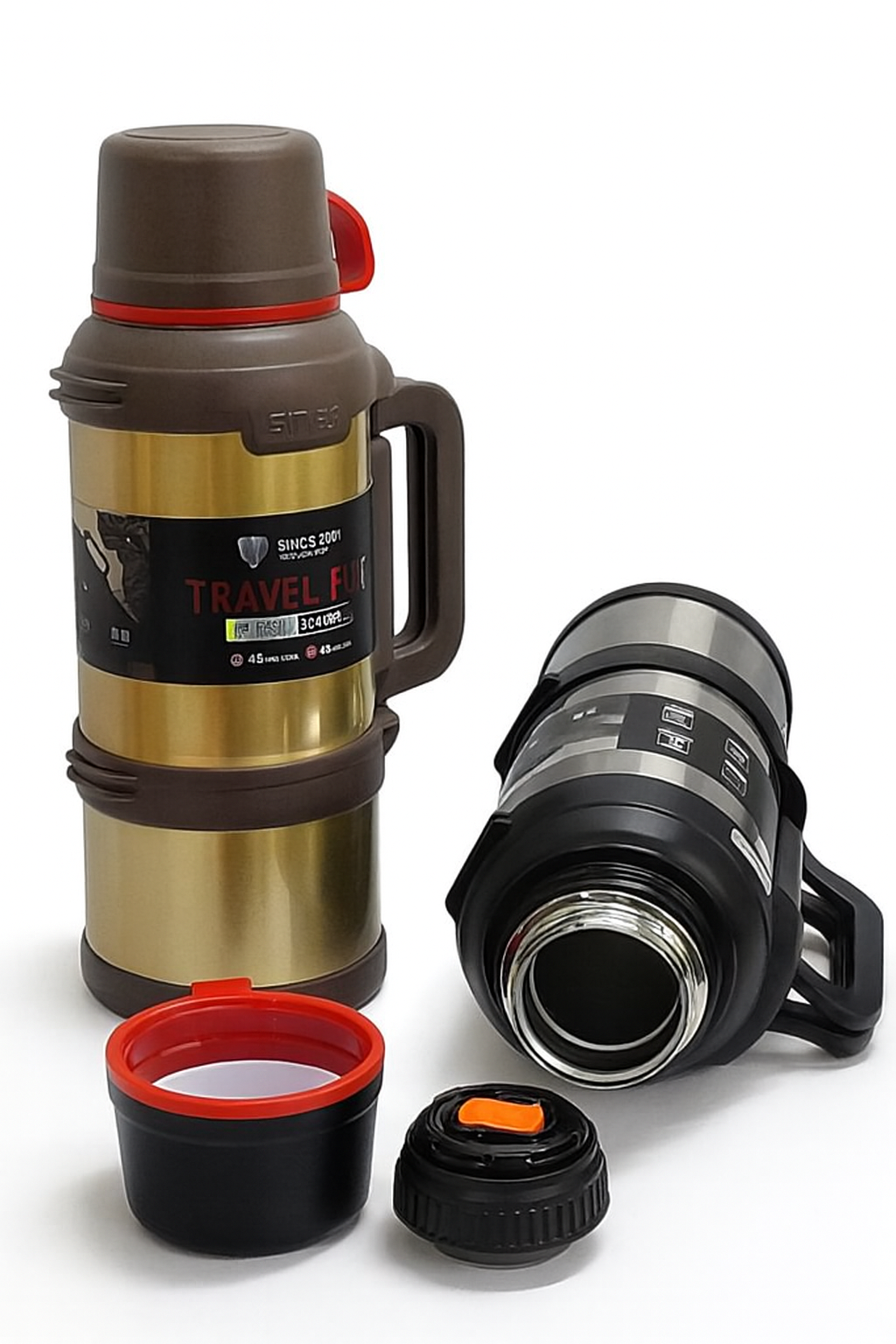 🔥 PREMIUM DOUBLE-WALL STAINLESS STEEL TRAVEL FLASK – 3.6 LITRE CAPACITY | 48 HRS HOT / 48 HRS COLD