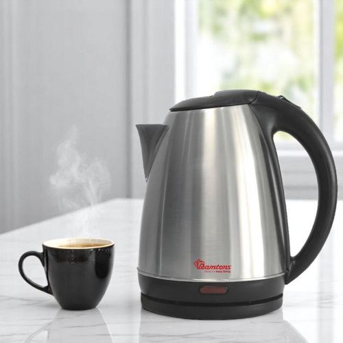 ☕ Ramtons CORDLESS ELECTRIC KETTLE 2.5 LITERS STAINLESS STEEL | oil Faster with Premium Steel ⚡