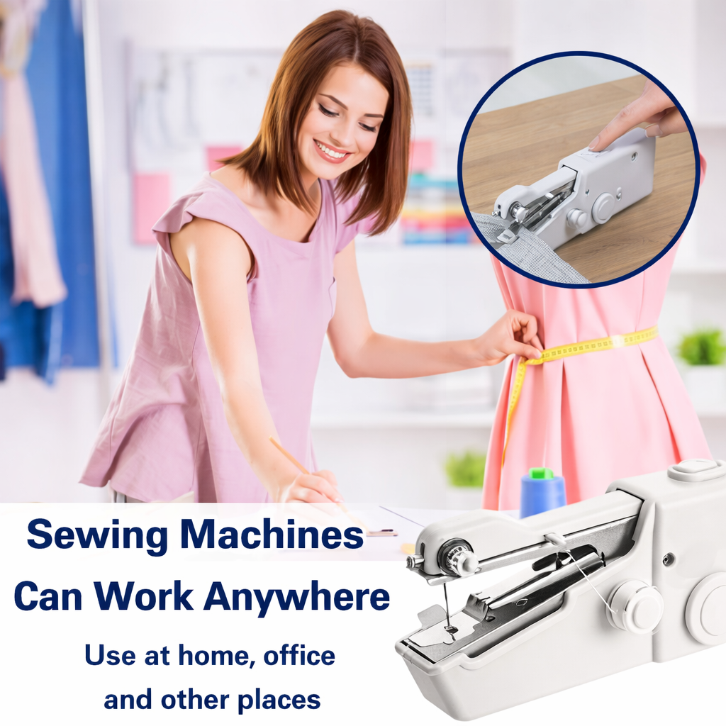 🪡Brand New Handheld Sewing Machine Mini Portable Cordless Stitching Machine, Perfect for Adults, Beginners, and Quick Home Repairs
