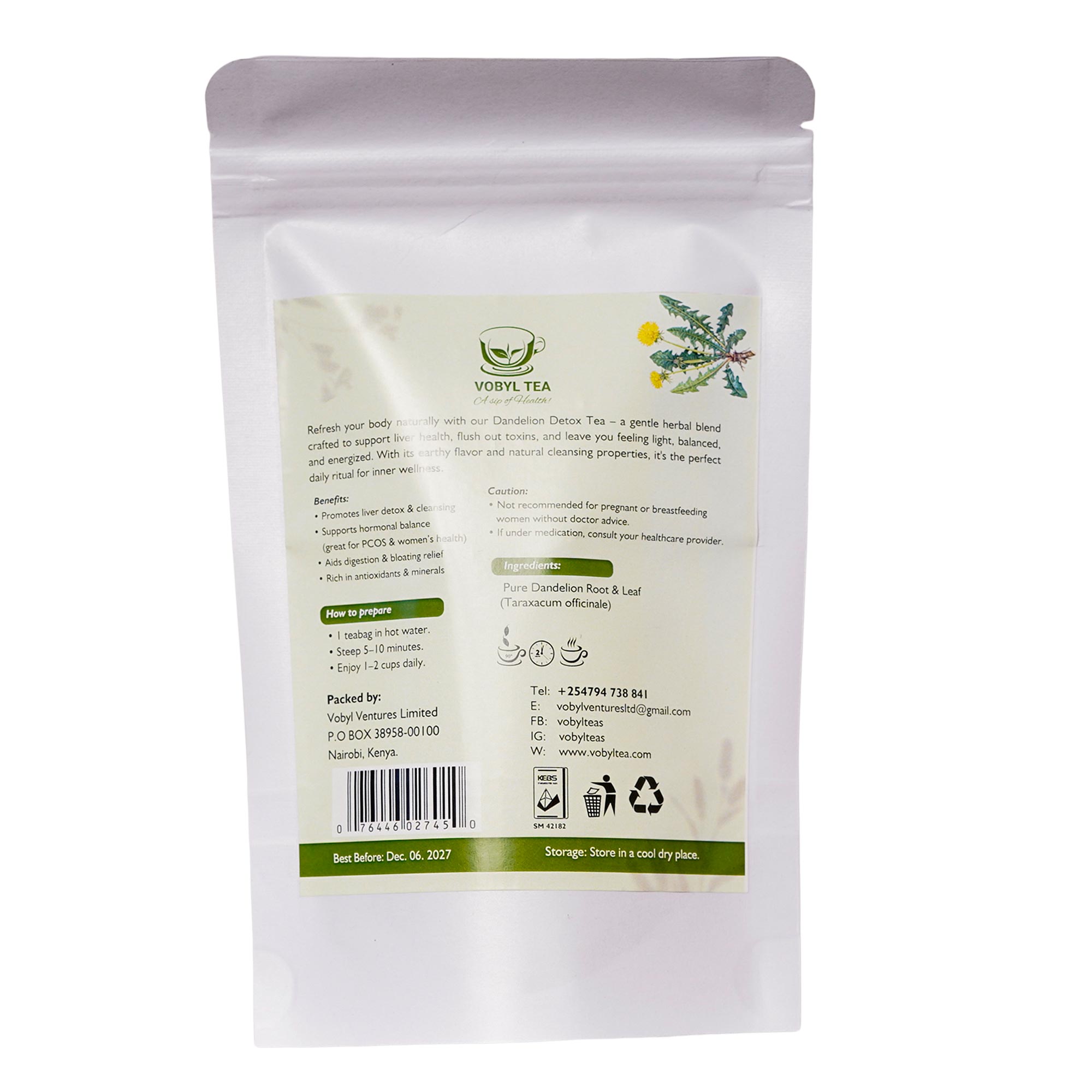 DANDELION DETOX TEA