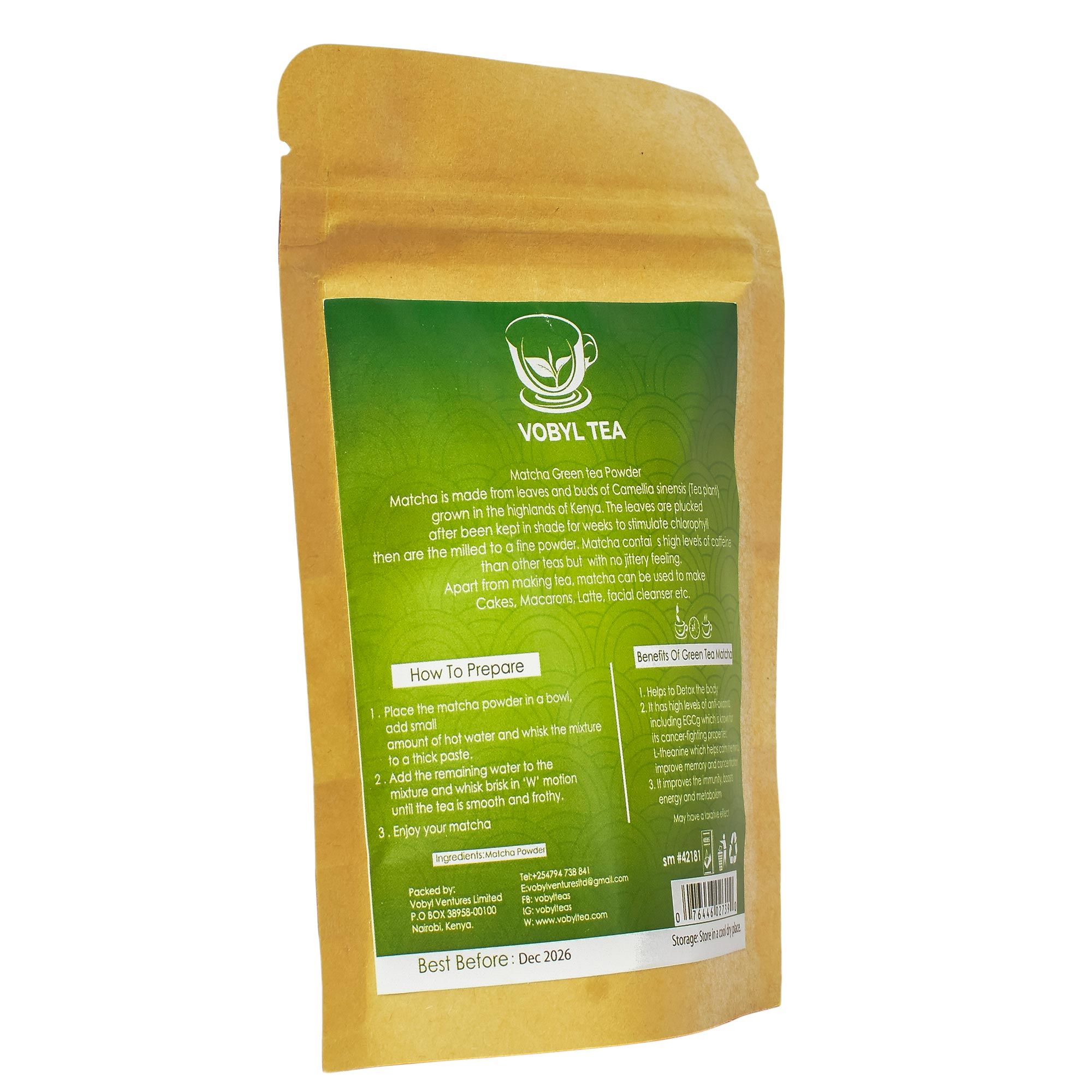GREEN TEA MATCHA