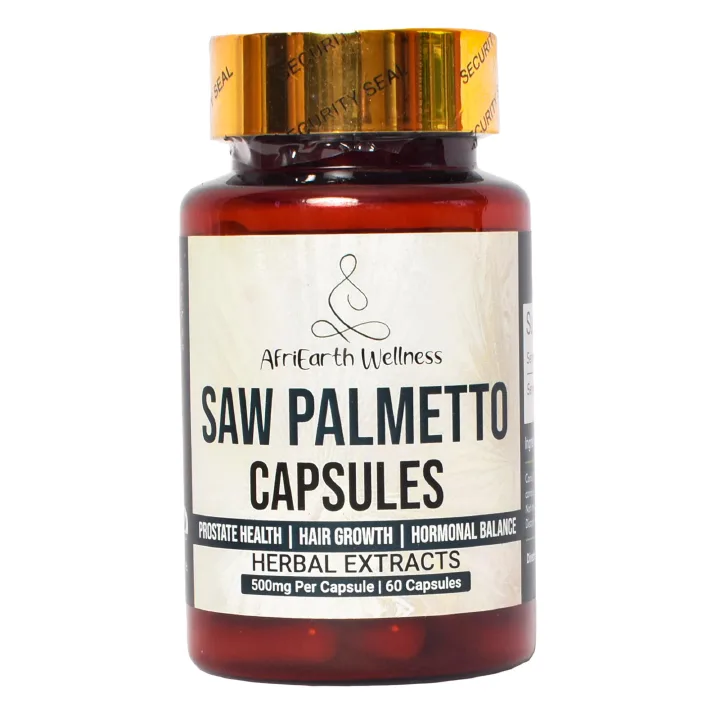SAW PALMETTO  CAPSULES (Hair growth,prostate health,(It helps with enlarged prostate,urinary function and acts as a natural DHT blocker to reduce hair thining .beneficial for both men and women)