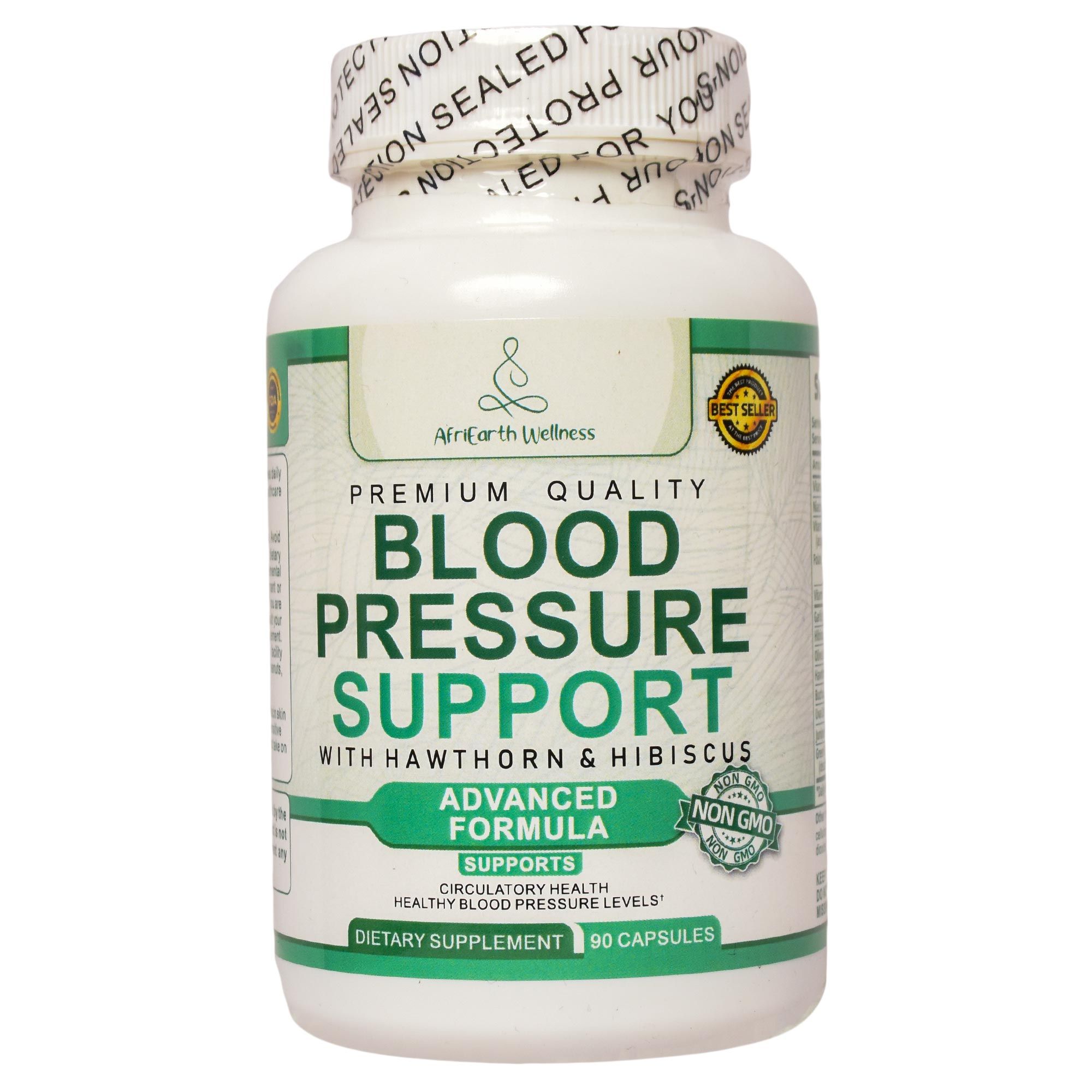 BLOOD PRESSURE SUPPORT CAPSULES(With hawthorn extracts,hibiscus flower ,green tea extracts,juniper berry,buchu leaf,vitamin b12,vitaminb6,niacin,folate,vitamin c,olive leaf ,garlic powder,uva ursi.)