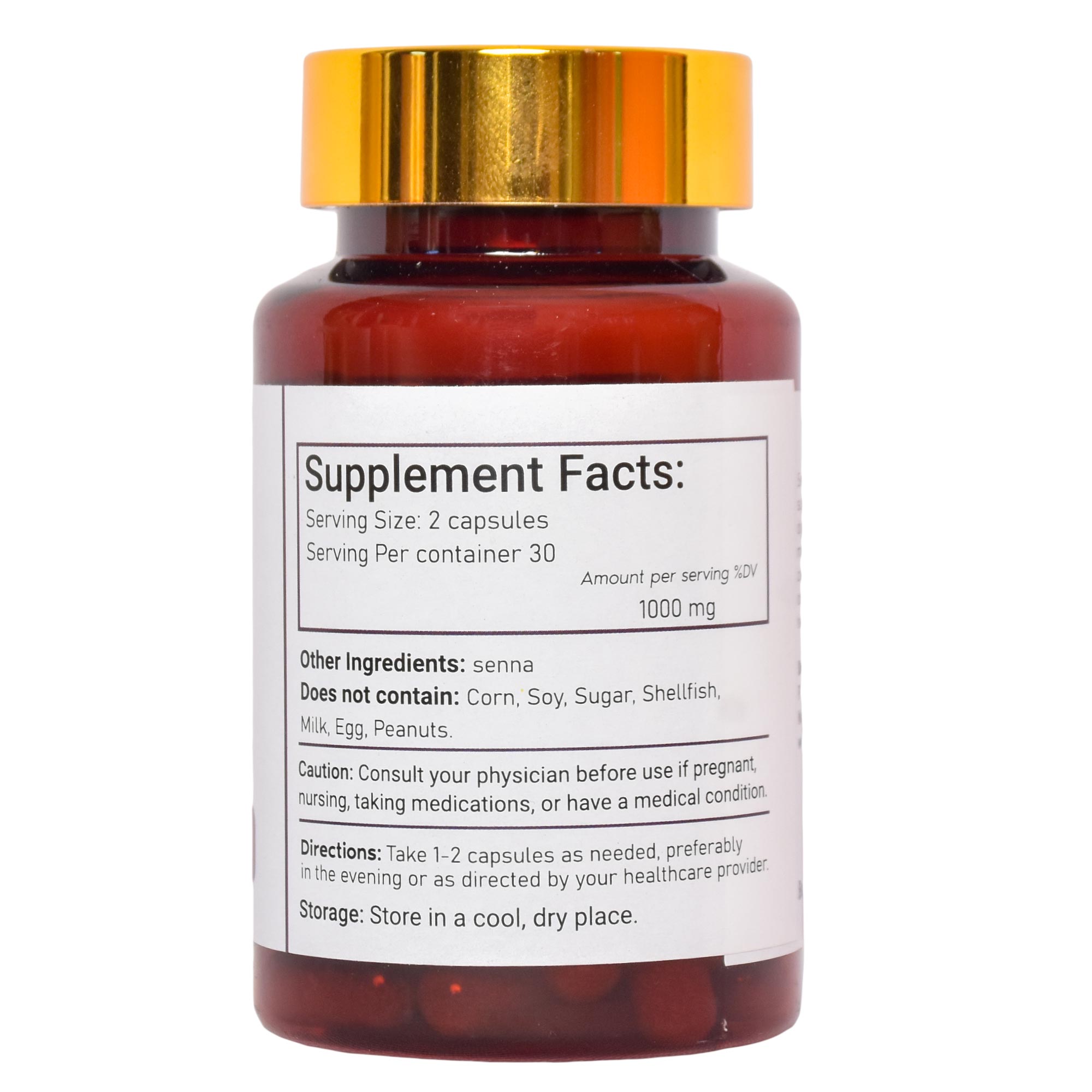 AFRIEARTH WELLNESS SENNA CAPSULES(For Constipation Relief • Detox • Bloating • Colon Cleanse • Digestive Support,Perfect for people struggling with sluggish bowels, hard stool, bloating.)