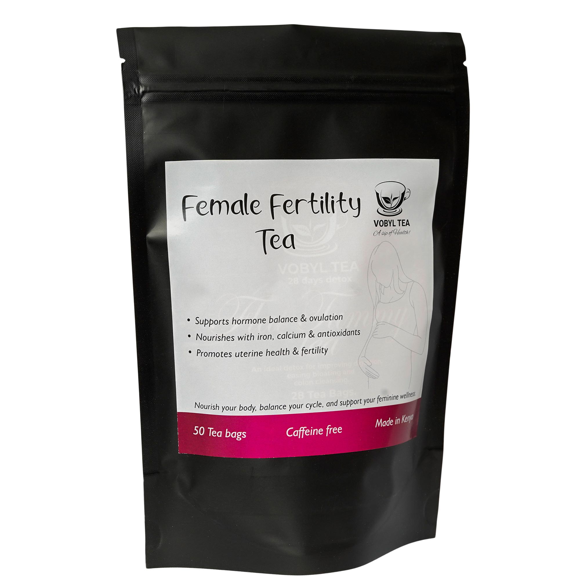 FEMALE FERTILITY TEA(This nourishing herbal blend is specially formulated to support the key systems involved in natural fertility—hormones, ovulation, uterine strength, nutrient balance.)