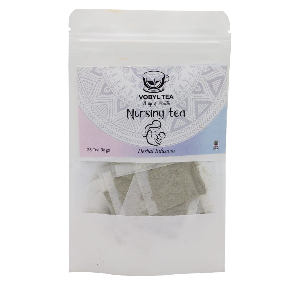 NURSING TEA (WITH FENUGREEK MORINGA,FENNEL,CLOVES,  supports the health of nursing mothers by replenshing the body with essential vitamins and supports optimal production of quality breast milk.)