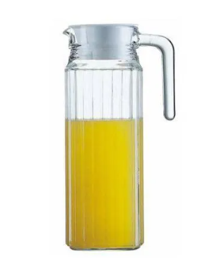 1pc Glass Jar Water or Juice Storage Jug