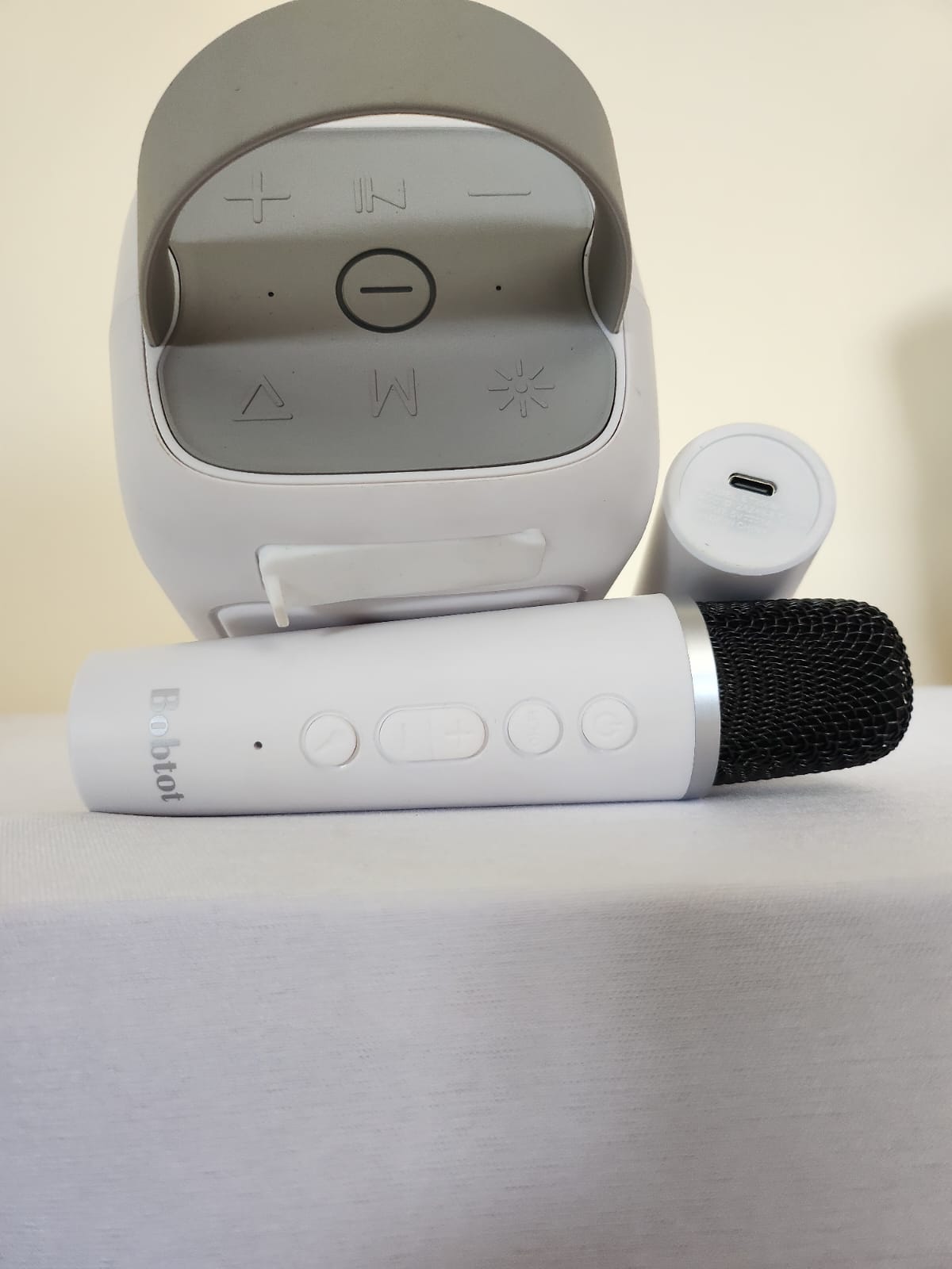 Bobtot EP20T Mlio Portable Karaoke Speaker With 2 Microphones Small Home Outdoor Bluetooth Speaker Wireless Subwoofer