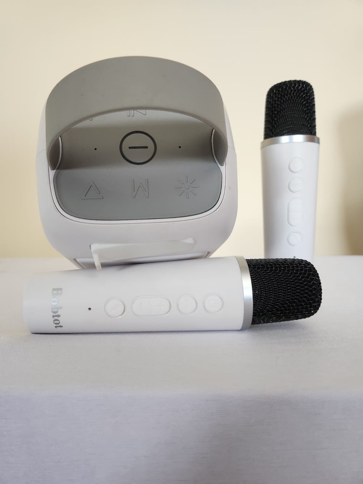 Bobtot EP20T Mlio Portable Karaoke Speaker With 2 Microphones Small Home Outdoor Bluetooth Speaker Wireless Subwoofer